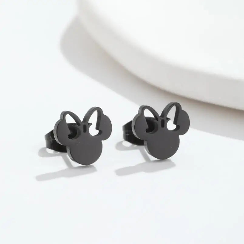 Edelstahl Ohrstecker | Edelstahlschmuck | Maus Ohrstecker