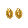 Edelstahl Ohrringe | Goldene Ohrringe, Edelstahl