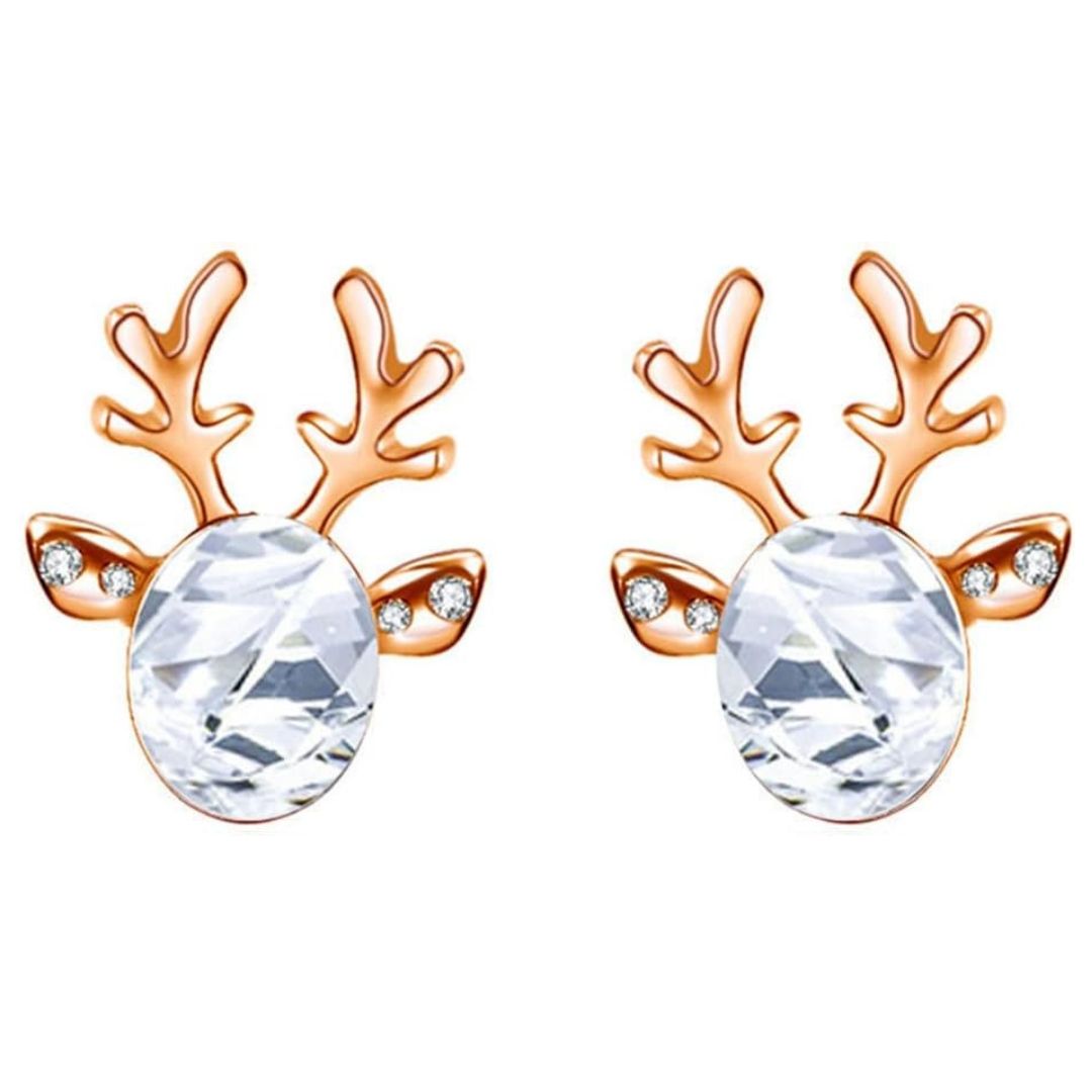 Weihnachts-Rentier-Ohrstecker