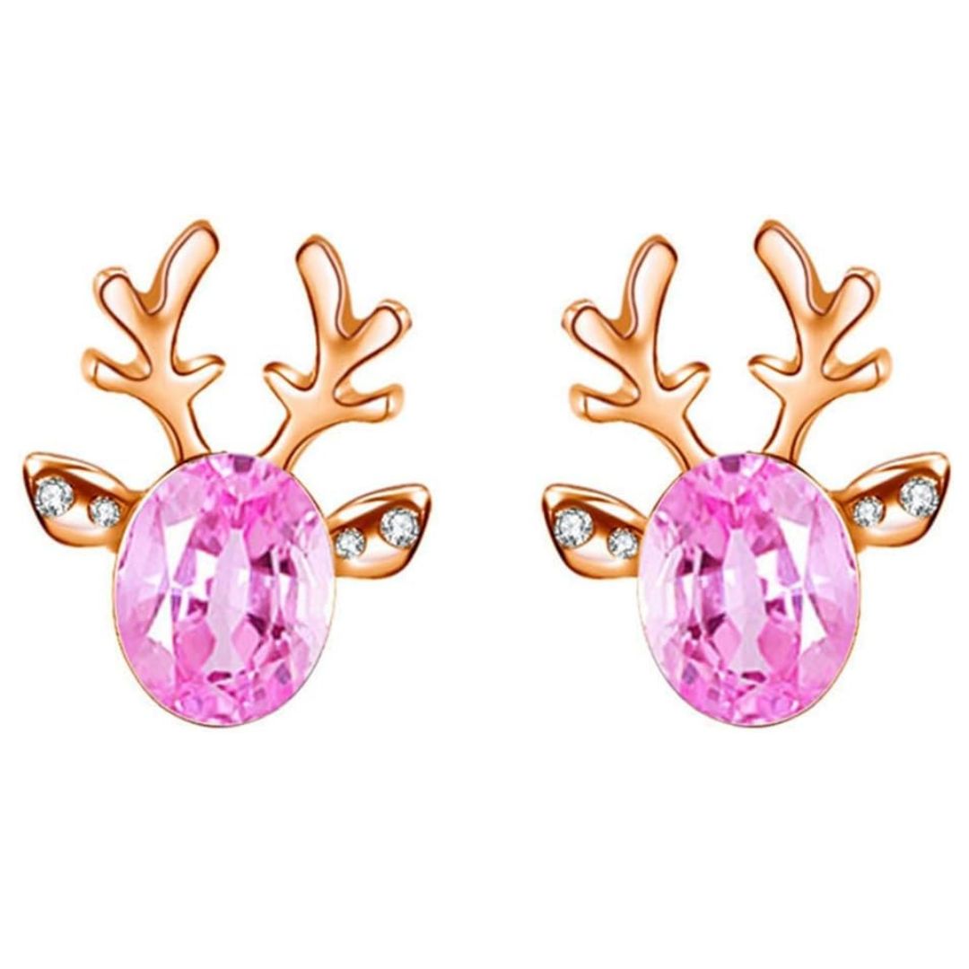 Weihnachts-Rentier-Ohrstecker