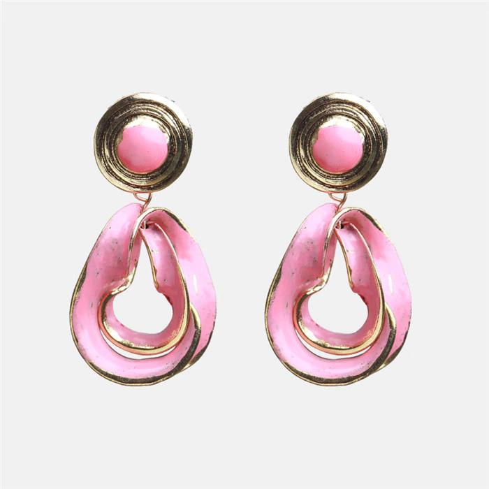 Scharlachrote Mode Ohrringe Drop Ohrringe