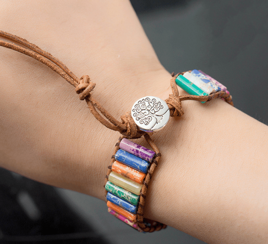 Baum des Lebens und Kaisersteine – Anti-Stress-Armband
