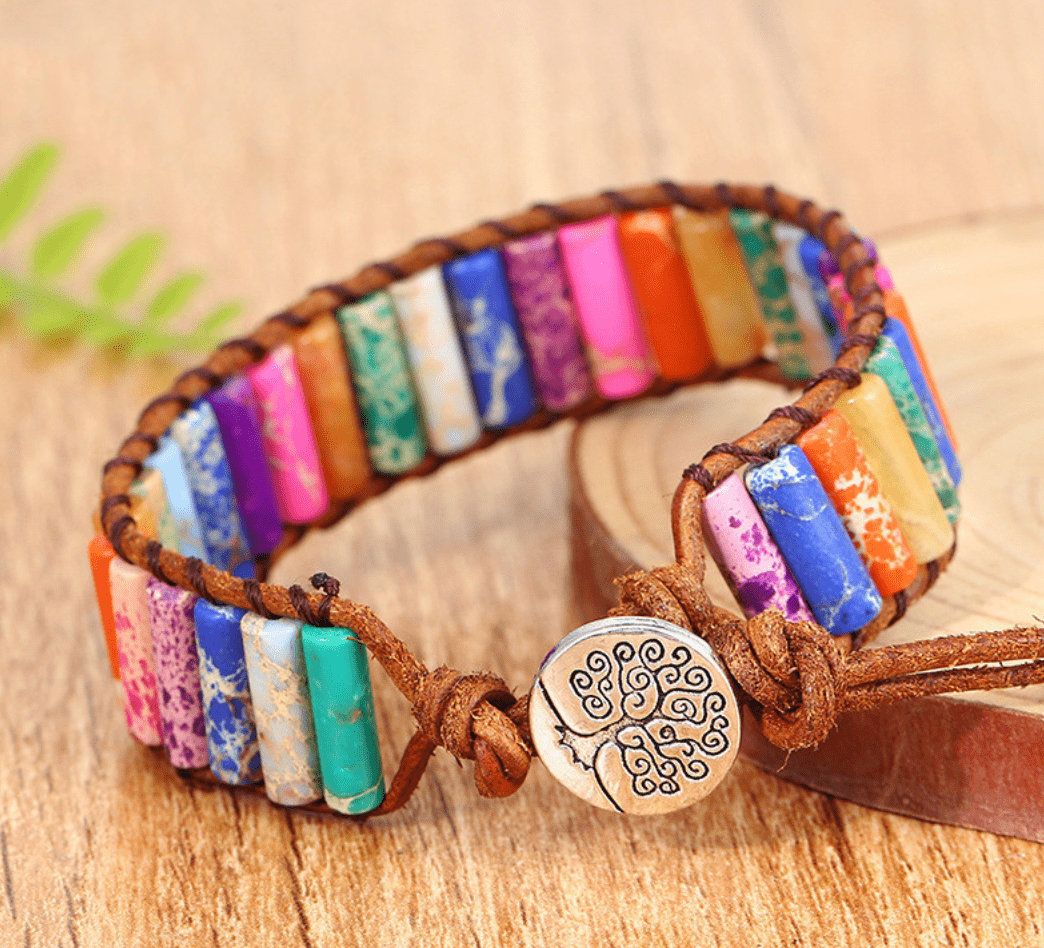 Baum des Lebens und Kaisersteine – Anti-Stress-Armband