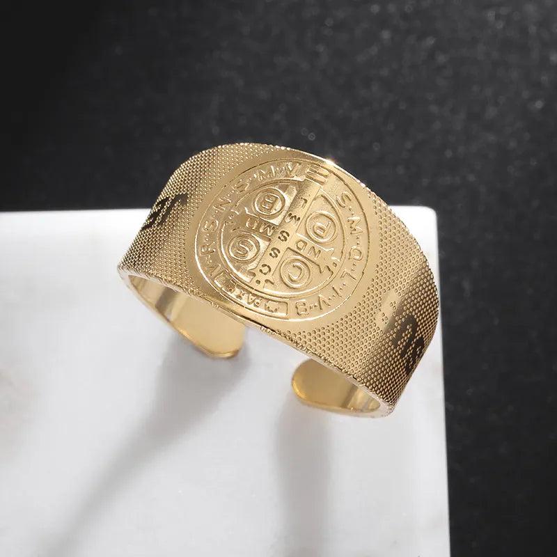 Offener Ring mit hohlem Zirkon im exquisiten Design der Spitzenklasse