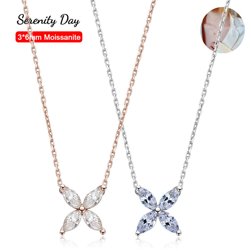 Moissanit-Augen | Auge Vollschliff Moissanit Halskette