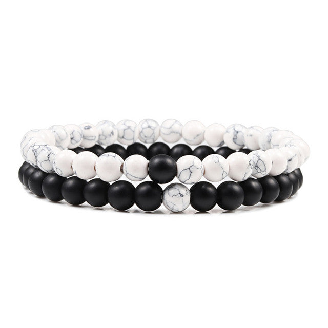 Armband aus natürlichem Lavastein