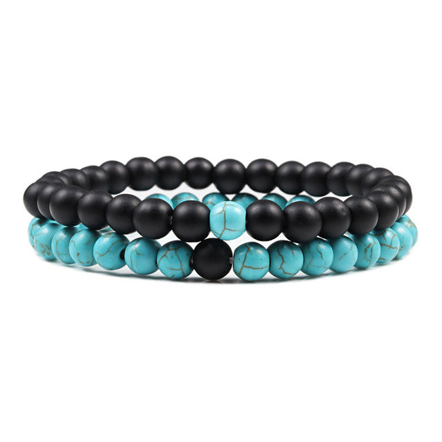 Armband aus natürlichem Lavastein