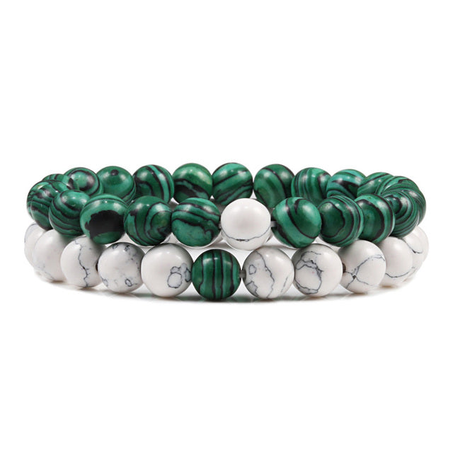 Armband aus natürlichem Lavastein