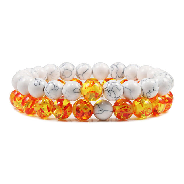 Armband aus natürlichem Lavastein