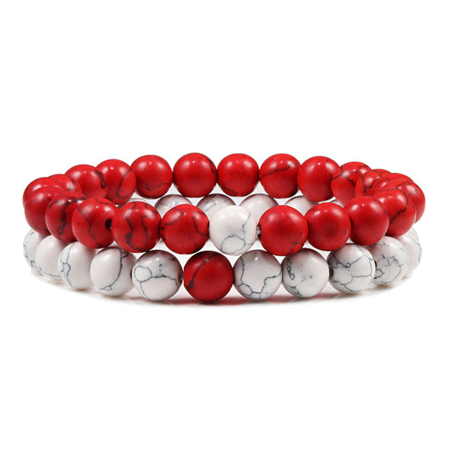 Armband aus natürlichem Lavastein