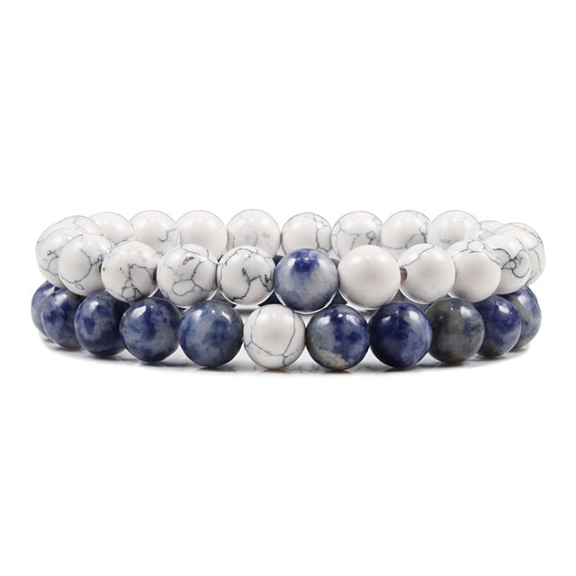 Armband aus natürlichem Lavastein