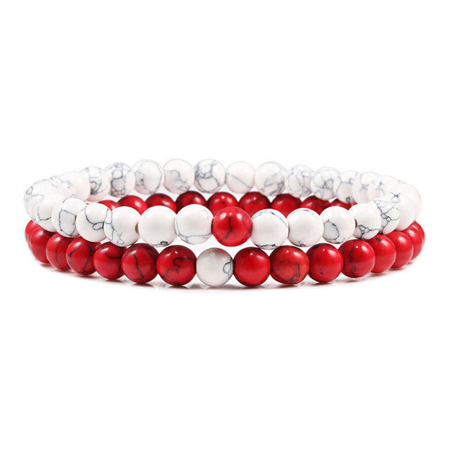 Armband aus natürlichem Lavastein