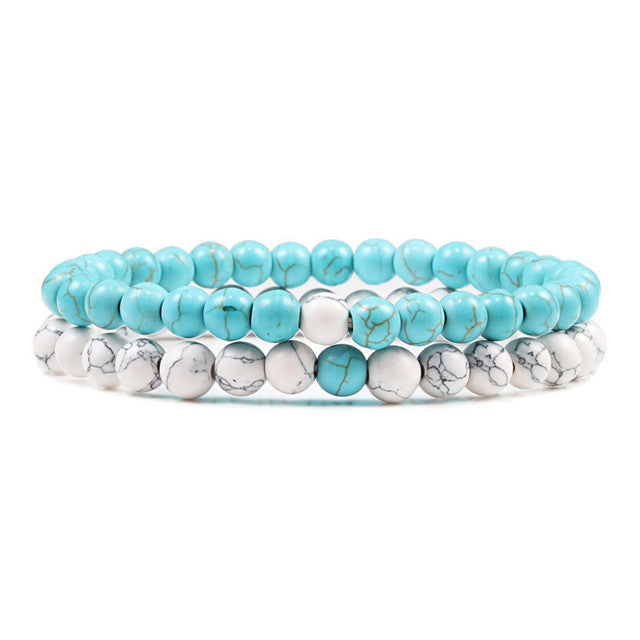 Armband aus natürlichem Lavastein