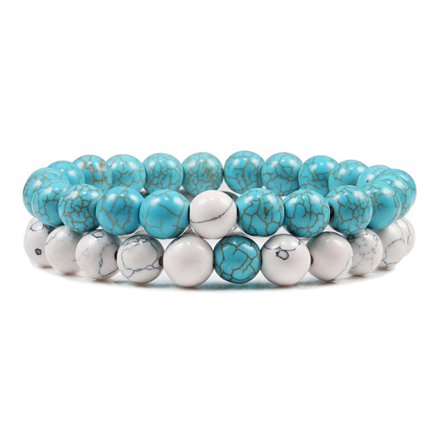 Armband aus natürlichem Lavastein