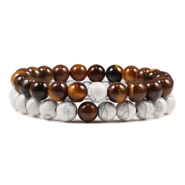 Armband aus natürlichem Lavastein
