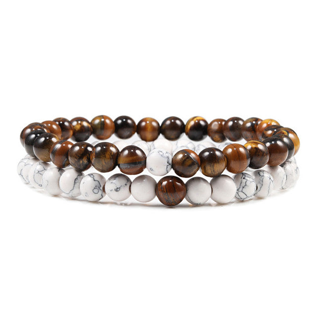 Armband aus natürlichem Lavastein