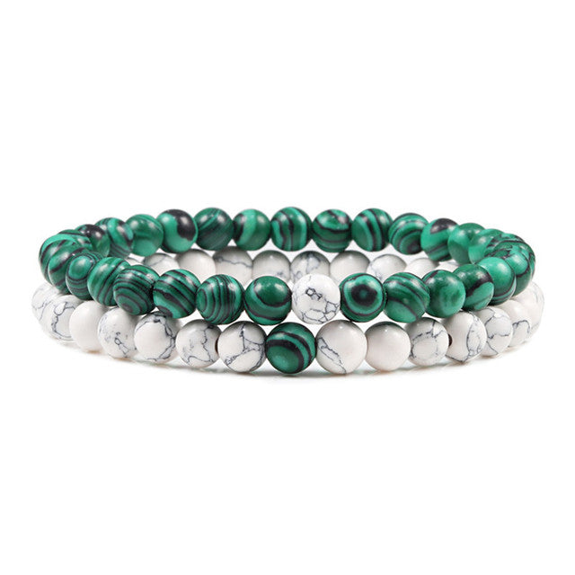 Armband aus natürlichem Lavastein