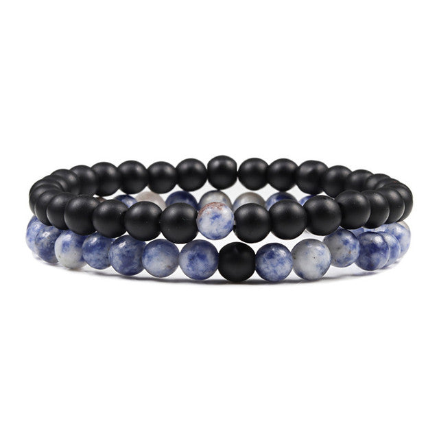 Armband aus natürlichem Lavastein