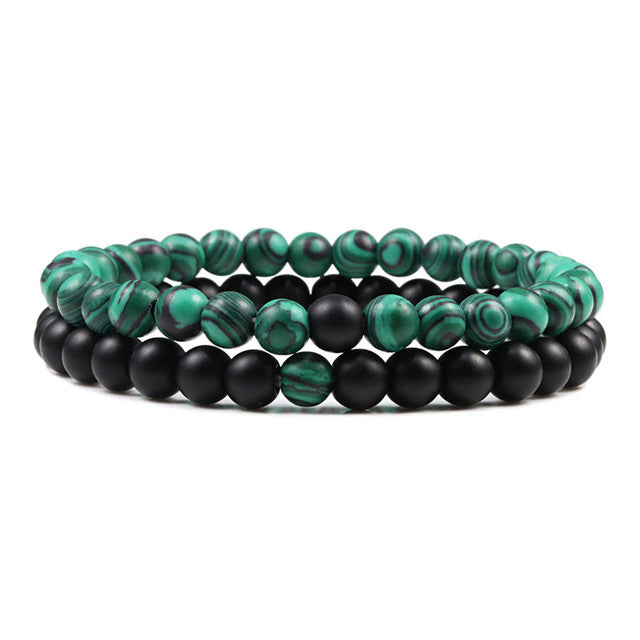 Armband aus natürlichem Lavastein
