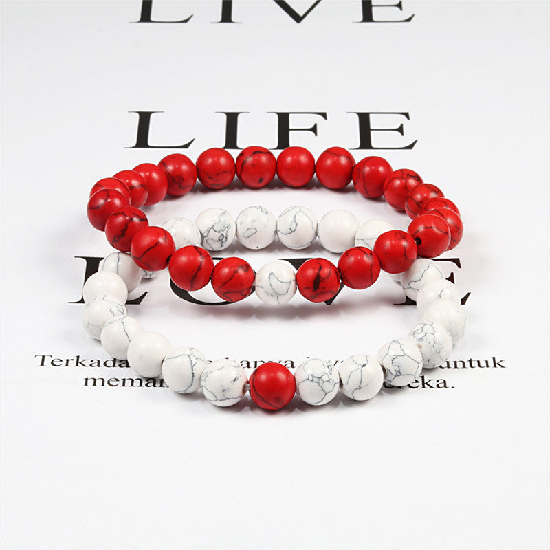 Armband aus natürlichem Lavastein