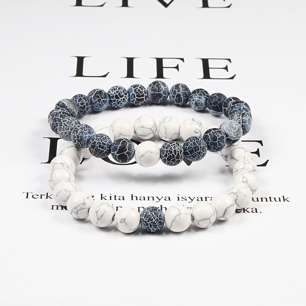 Armband aus natürlichem Lavastein
