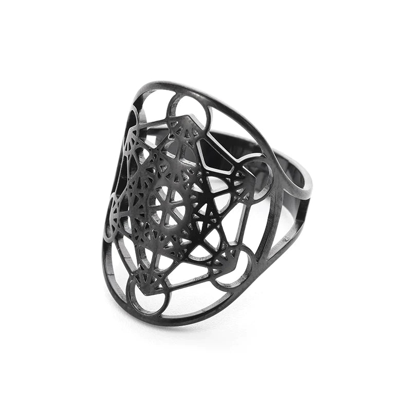 Offener Ring mit hohlem Zirkon im exquisiten Design der Spitzenklasse