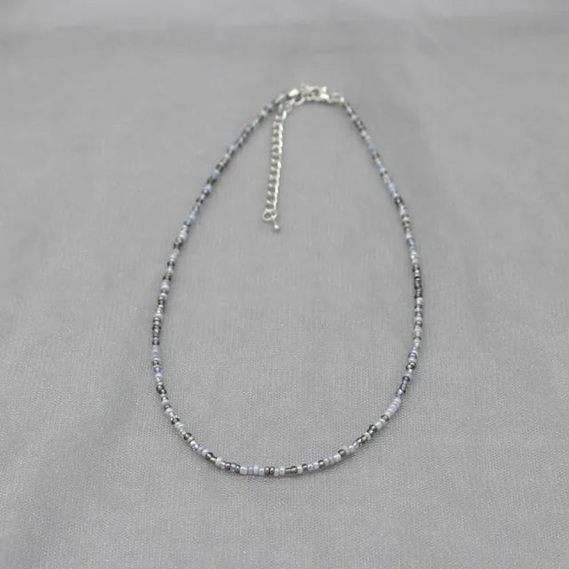 Böhmen Perlen Choker Halskette für Frauen - Farbenfroh und Einfach