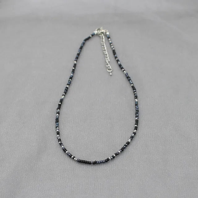 Böhmen Perlen Choker Halskette für Frauen - Farbenfroh und Einfach