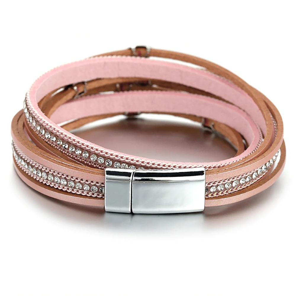 Slim Multi Layer Blattbrandarmbänder