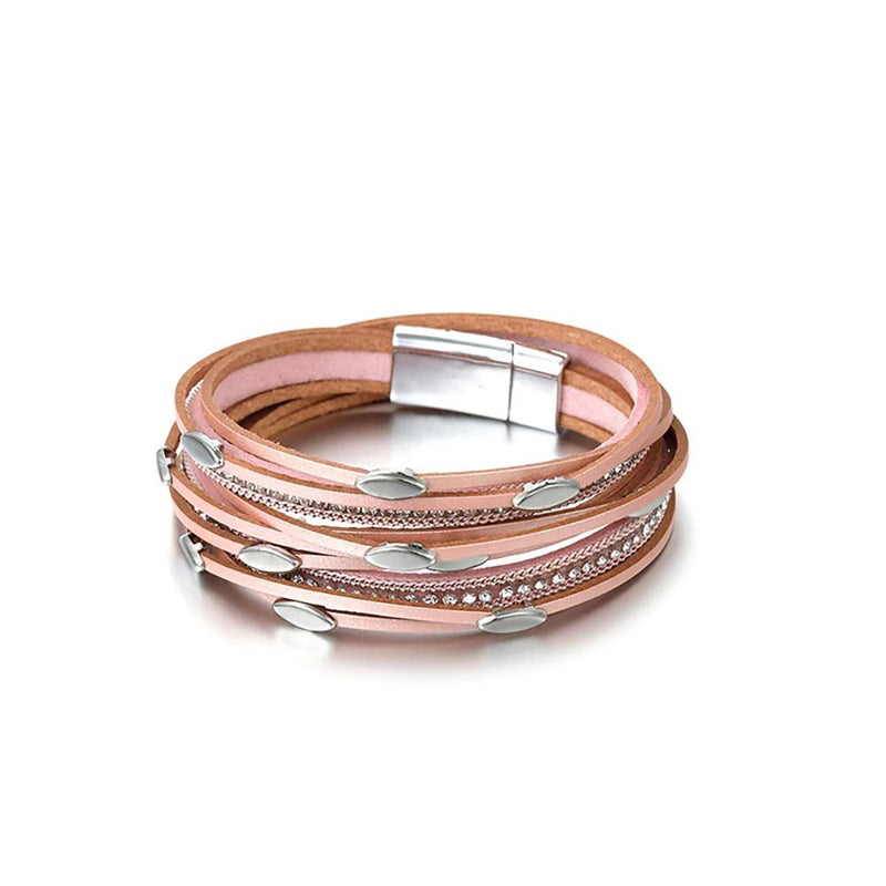 Slim Multi Layer Blattbrandarmbänder