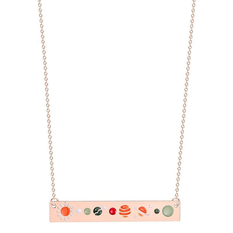 Solarsystem Stangenkette Und Armband