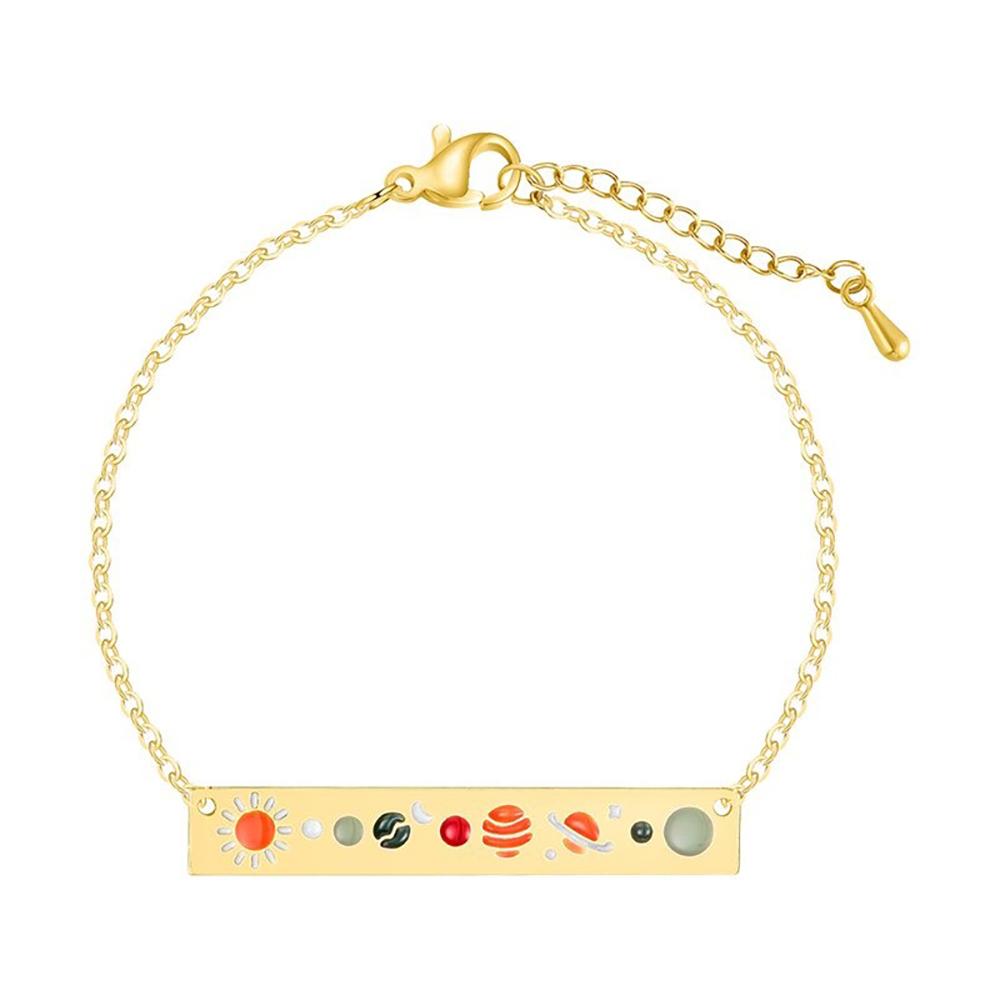 Solarsystem Stangenkette Und Armband