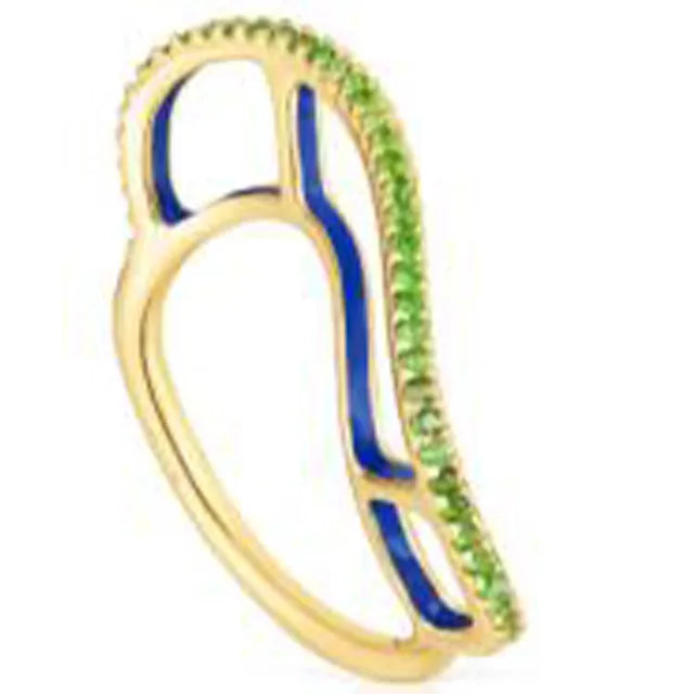 Armband im spanischen Bärenstil, Ohrringe, Ring, Halskette, Schmuck, klassische Mode