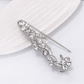 Glitzernde Strass-Blumen-Brosche