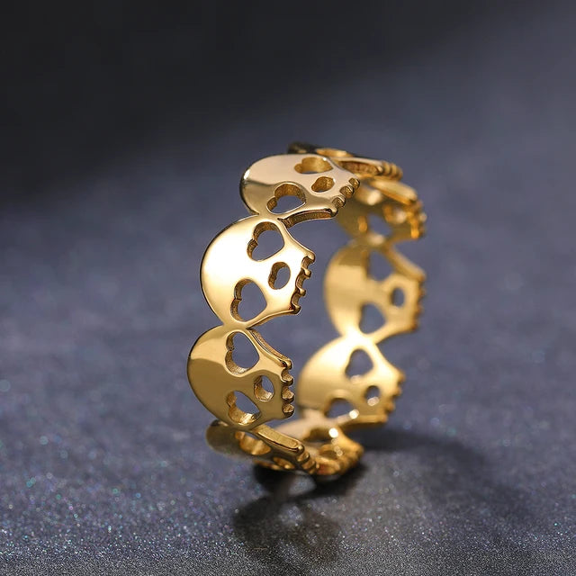 Gothic Edelstahlringe für Damen | Edelstahlschmuck für Frauen