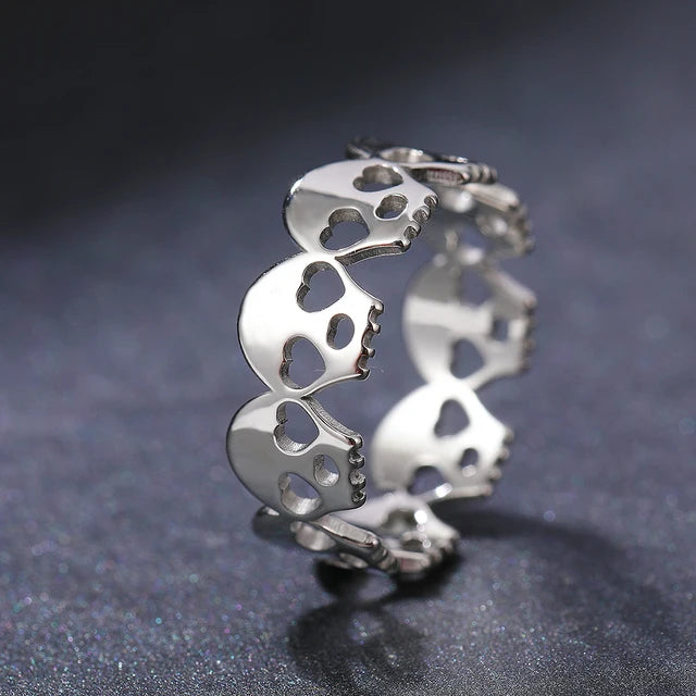 Gothic Edelstahlringe für Damen | Edelstahlschmuck für Frauen