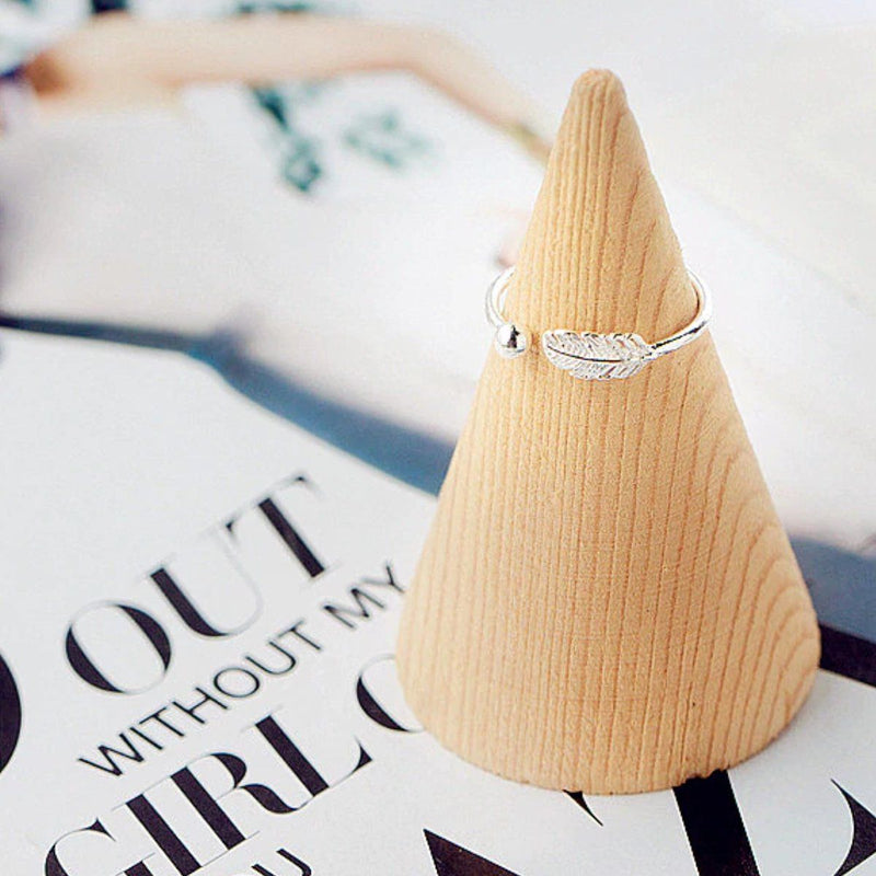 Sterling Silber Verstellbarer Federring