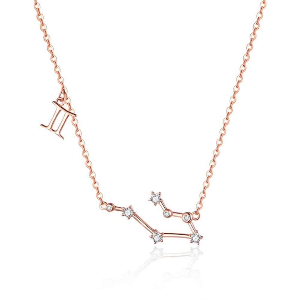 Sterlingsilber Zodiac Constellation Halskette