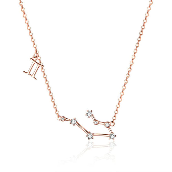 Sterlingsilber Zodiac Constellation Halskette