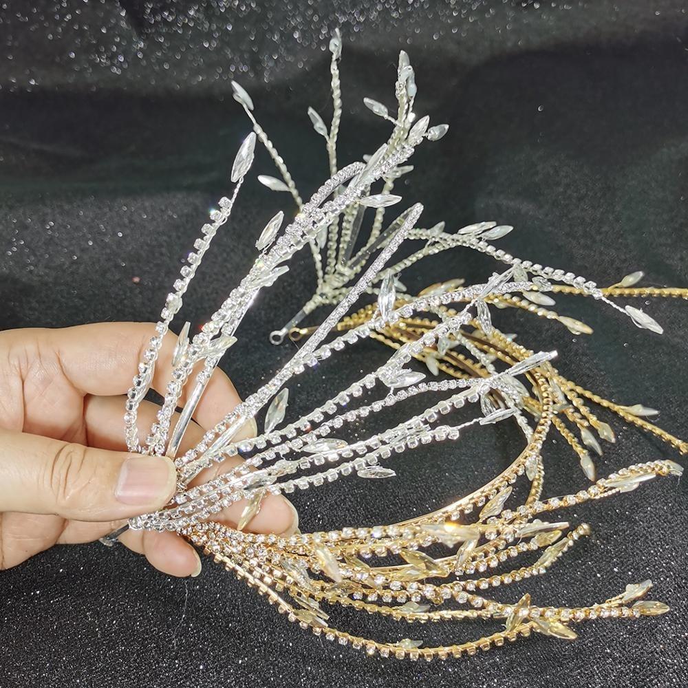 Streikende Vintage Tiaras Mit Perlen Und Strasssteinen