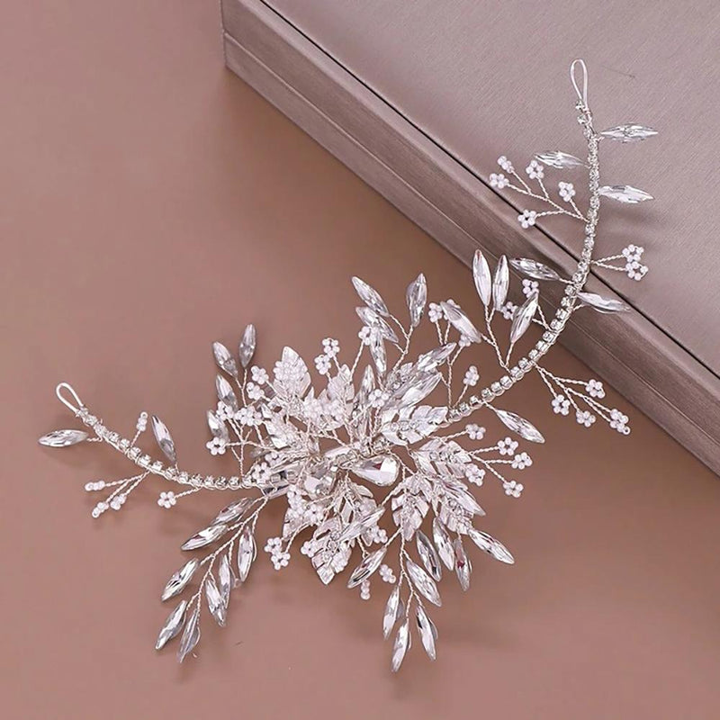 Streikende Vintage Tiaras Mit Perlen Und Strasssteinen