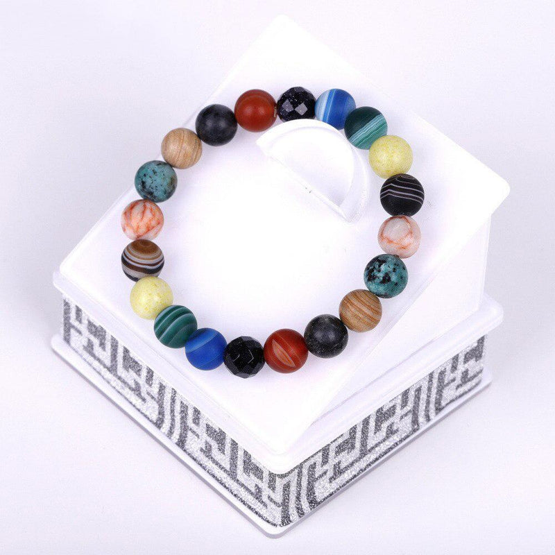 Atemberaubende Neun Planeten Einzigartige Perlenarmbänder