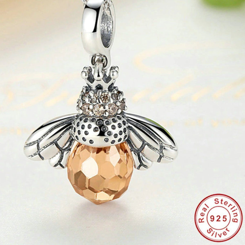 Atemberaubender Und Eleganter Bienenkette Anhänger