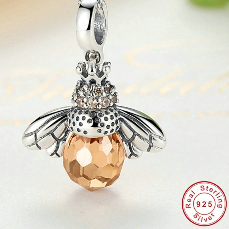 Atemberaubender Und Eleganter Bienenkette Anhänger