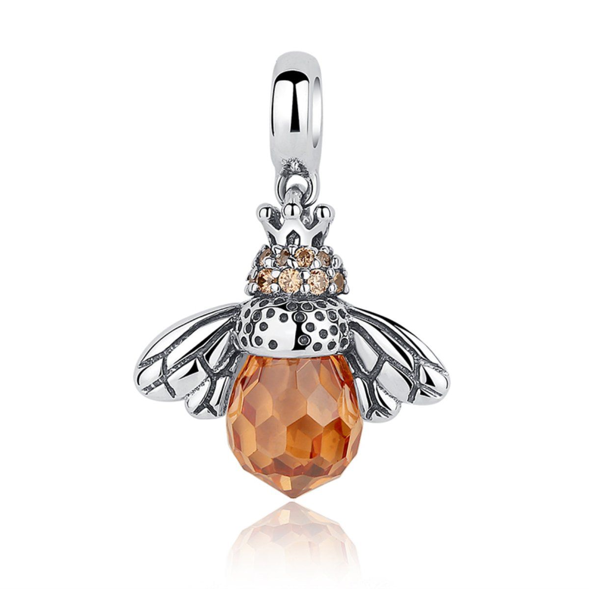 Atemberaubender Und Eleganter Bienenkette Anhänger