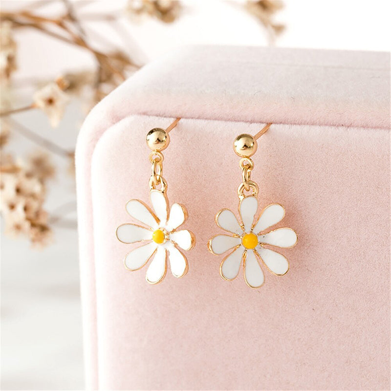 Süße Kleine Gänseblümchen Ohrringe