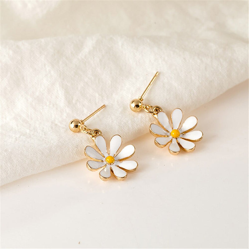 Süße Kleine Gänseblümchen Ohrringe
