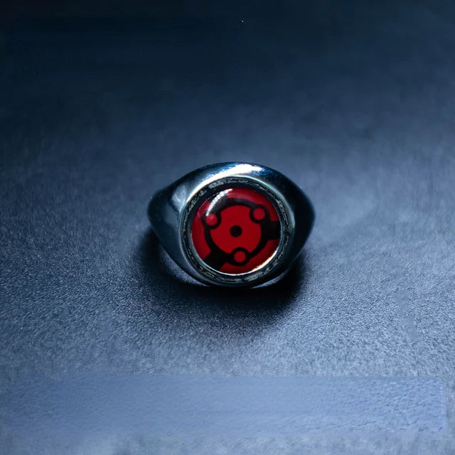 Akatsuki Ringe für Männer | Roter Akatsuki Ring | Ringdekorationen | Anime Ring für Männer | Schmuckring
