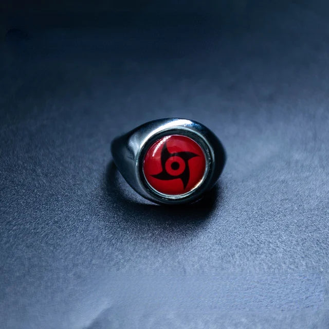 Akatsuki Ringe für Männer | Roter Akatsuki Ring | Ringdekorationen | Anime Ring für Männer | Schmuckring