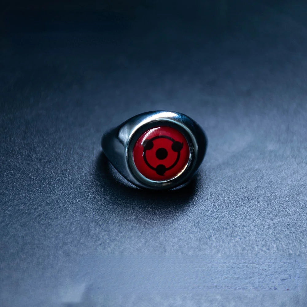 Akatsuki Ringe für Männer | Roter Akatsuki Ring | Ringdekorationen | Anime Ring für Männer | Schmuckring